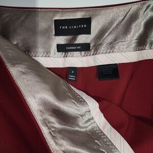 The Limited Red Trousers